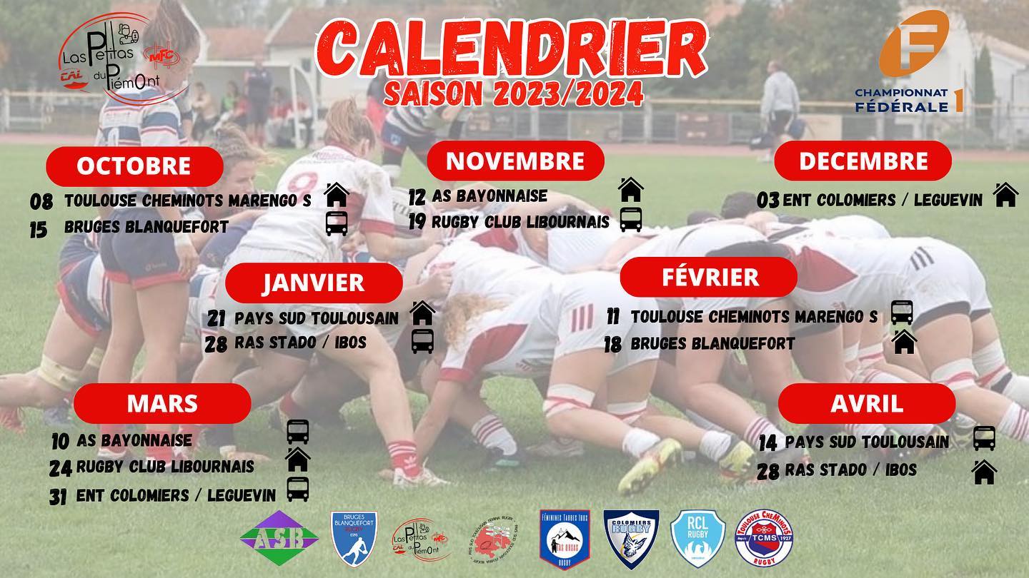 Rugby : le calendrier de la saison 2023-2024 du SDRB XV - Saint-Dié Info